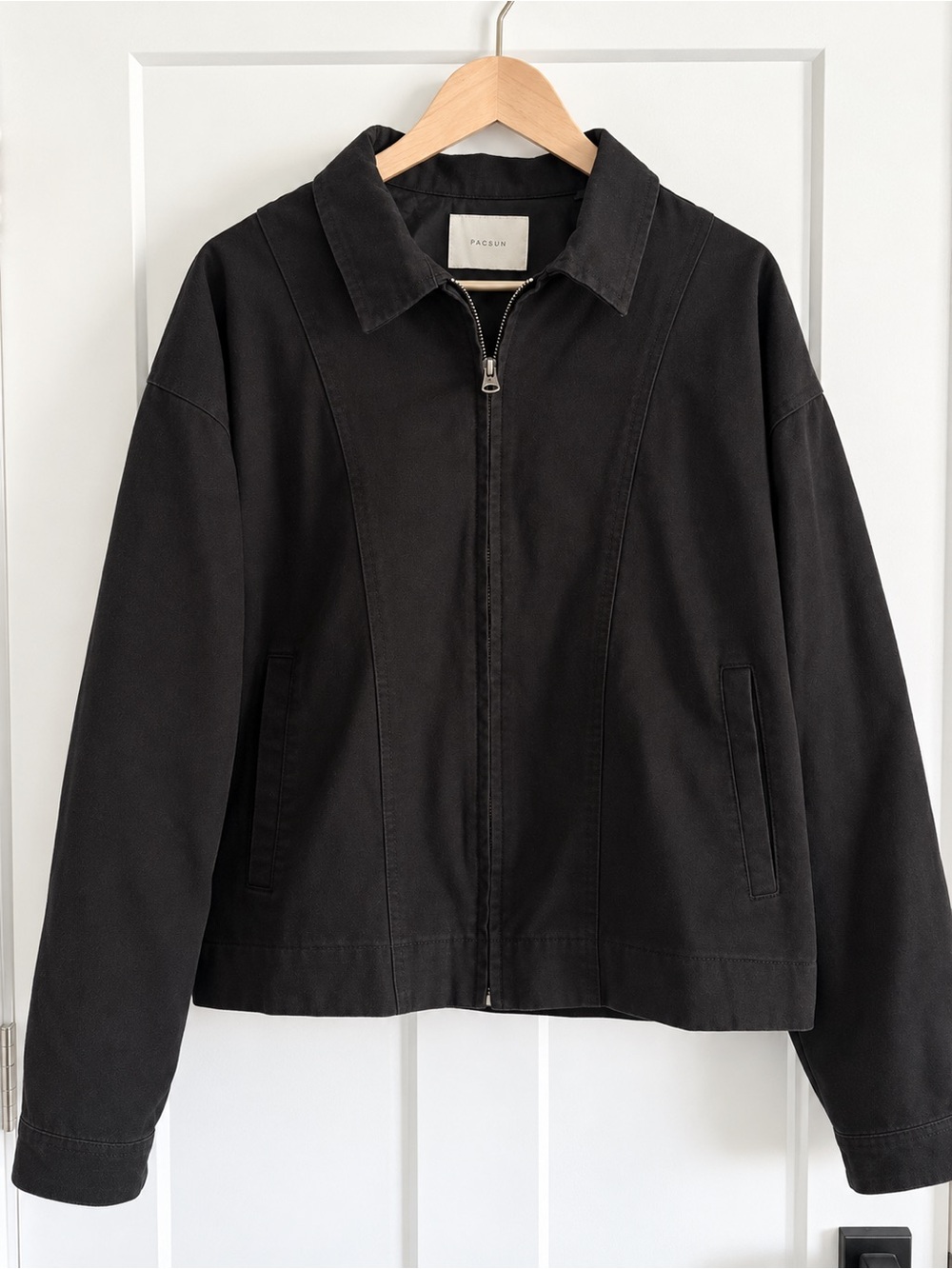PacSun Black Zip-Up Utility Jacket
